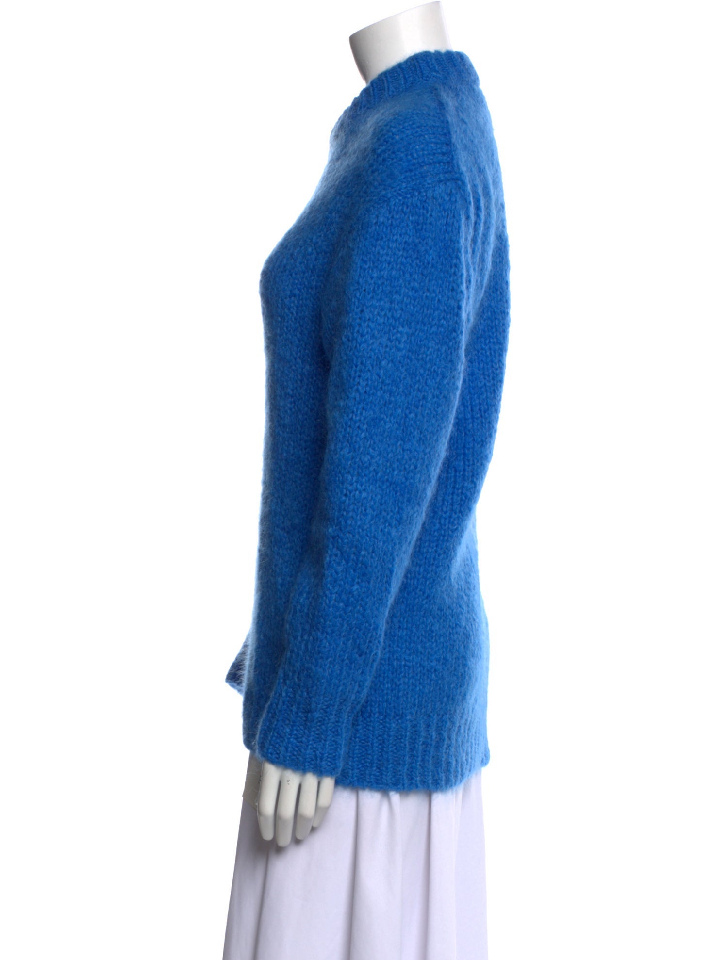 Tibi Mohair Mock Neck Sweater