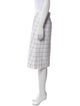 Tibi Plaid Print Knee-Length Skirt