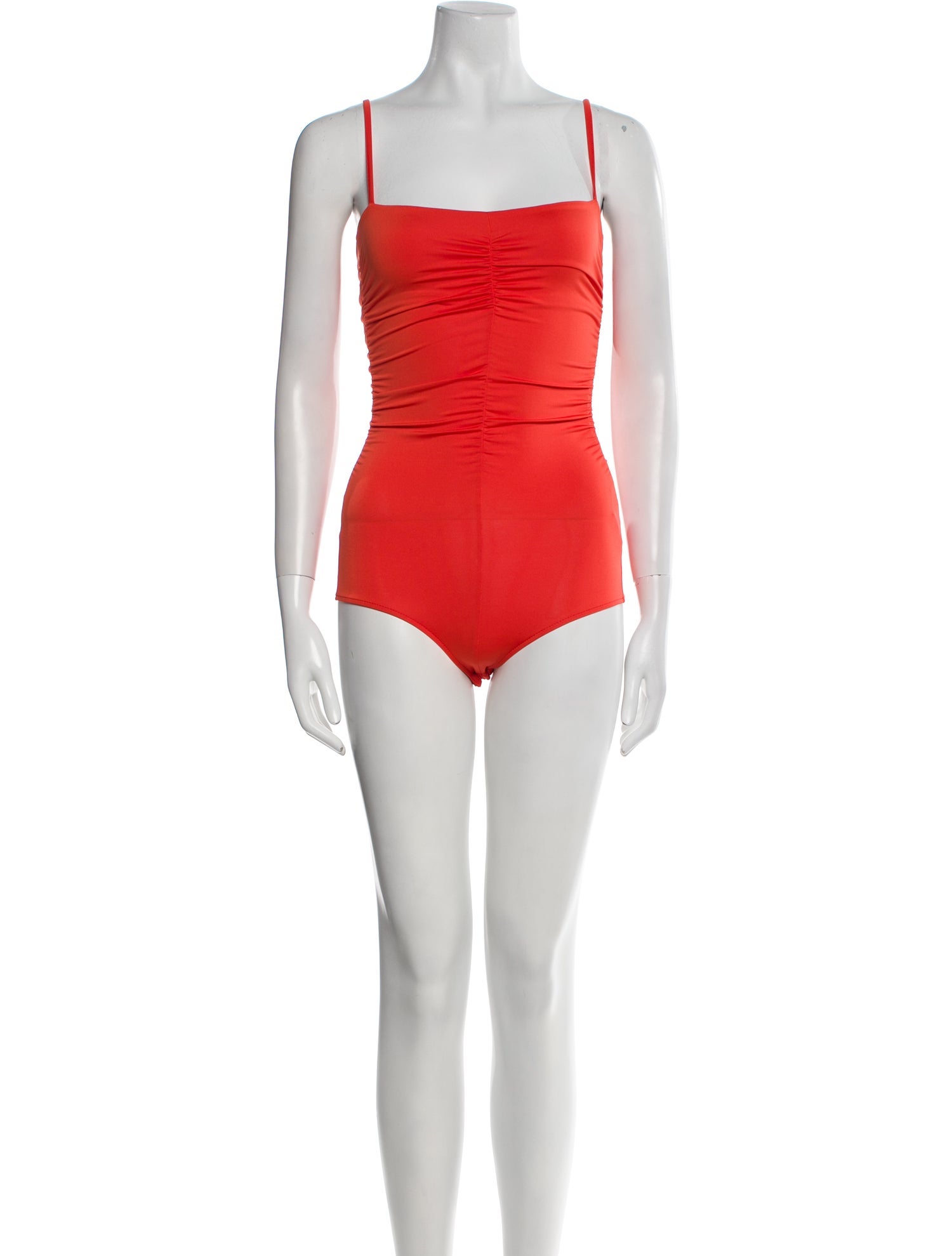 Tibi Square Neckline Sleeveless Bodysuit