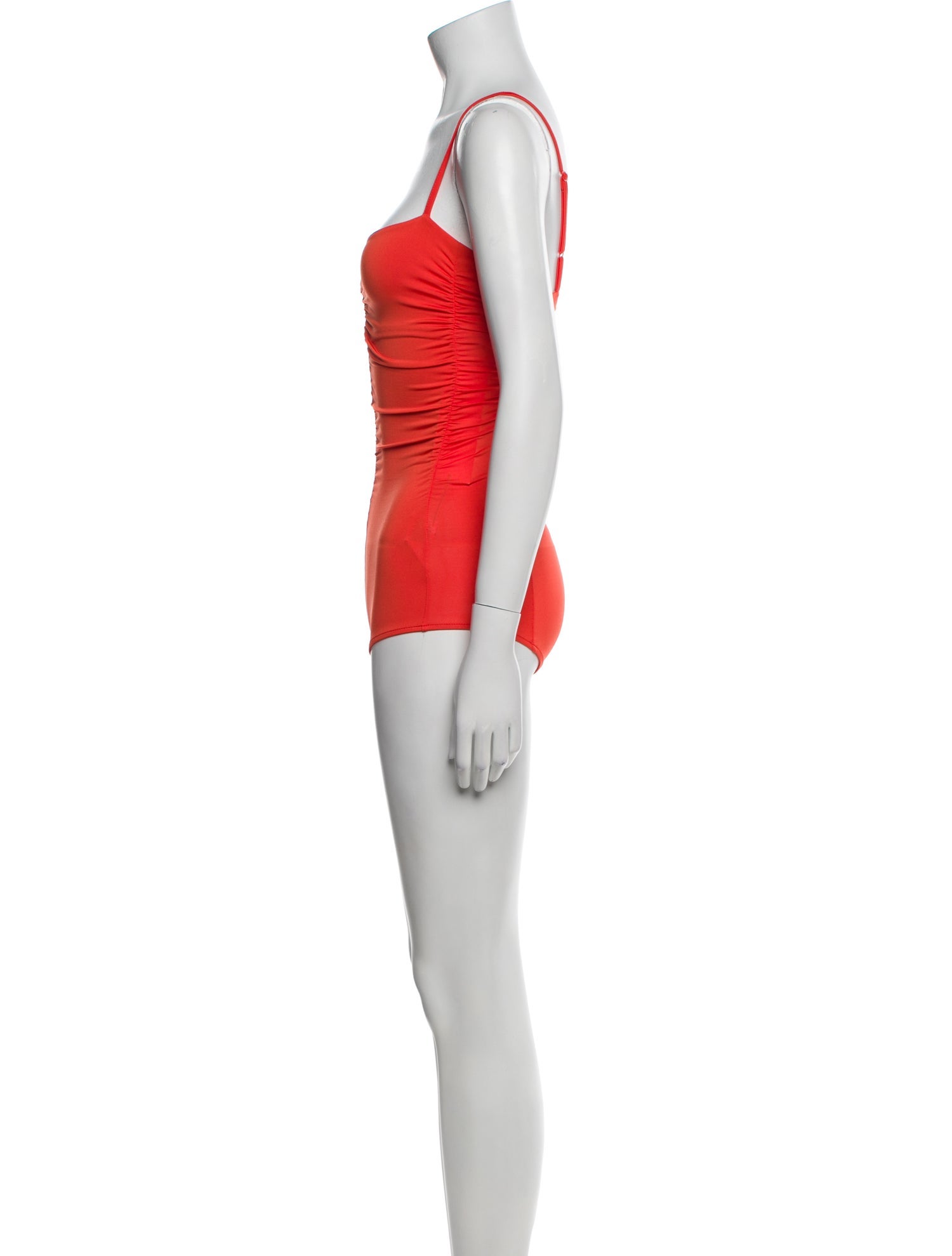 Tibi Square Neckline Sleeveless Bodysuit