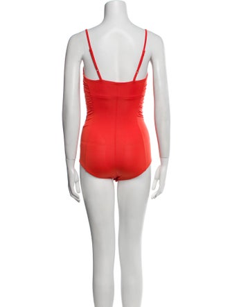 Tibi Square Neckline Sleeveless Bodysuit