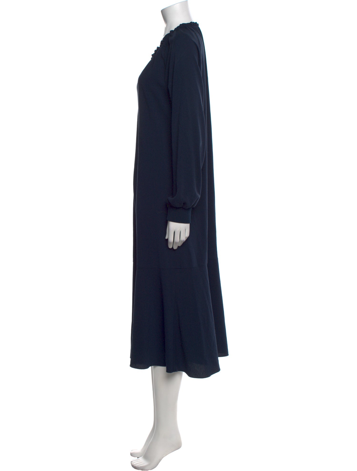 Tibi V-Neck Midi Length Dress
