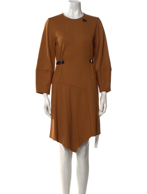 Tibi Crew Neck Midi Length Dress