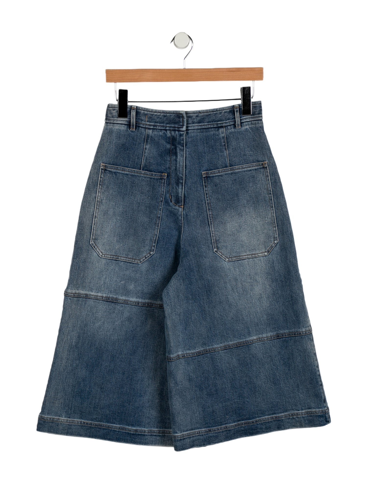 Tibi High-Rise Wide Leg Jeans