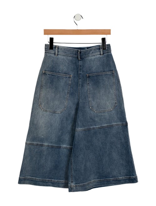 Tibi High-Rise Wide Leg Jeans