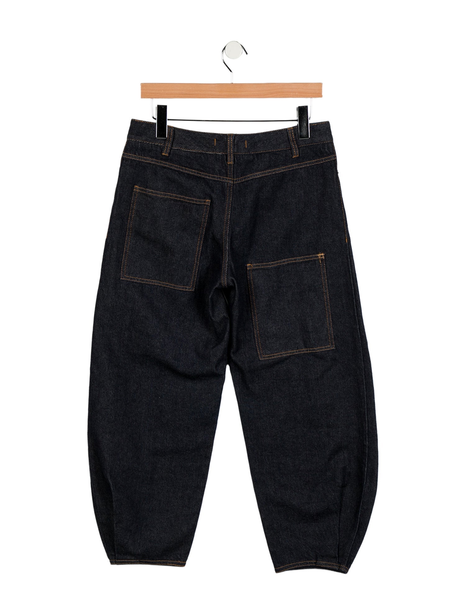 Tibi High-Rise Straight Leg Jeans