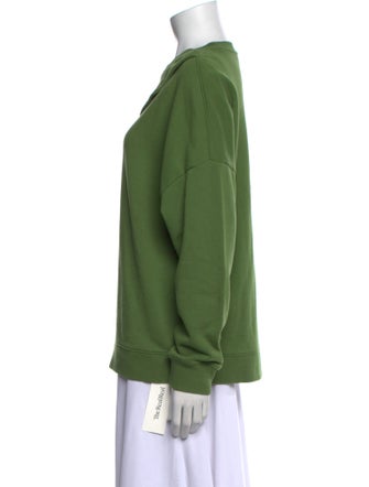 Tibi Cowl Neck Long Sleeve Sweatshirt