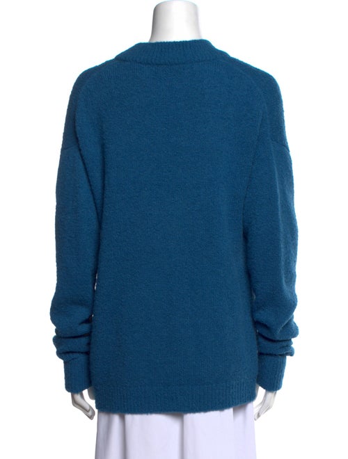 Tibi Alpaca V-Neck Sweater
