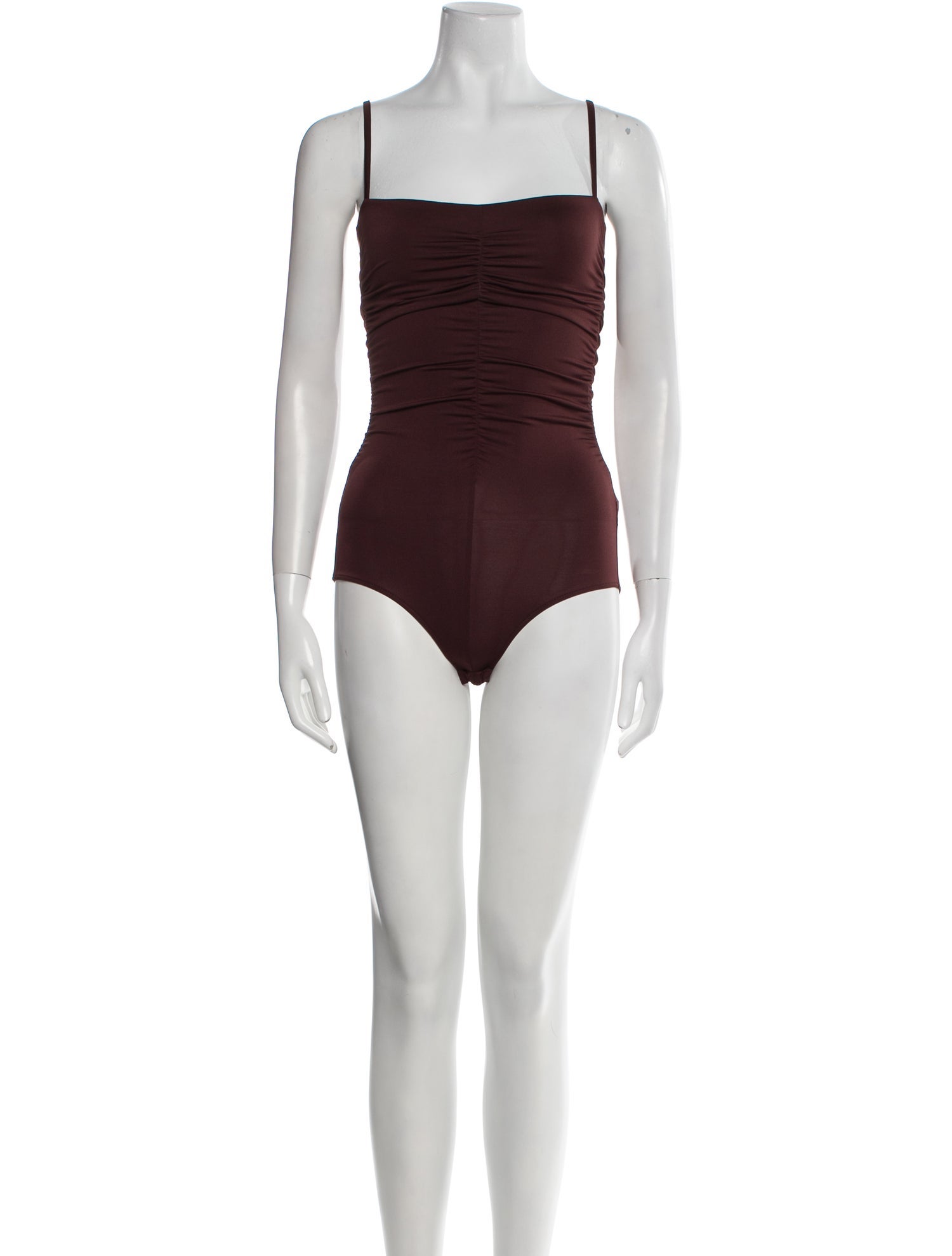 Tibi Square Neckline Sleeveless Bodysuit