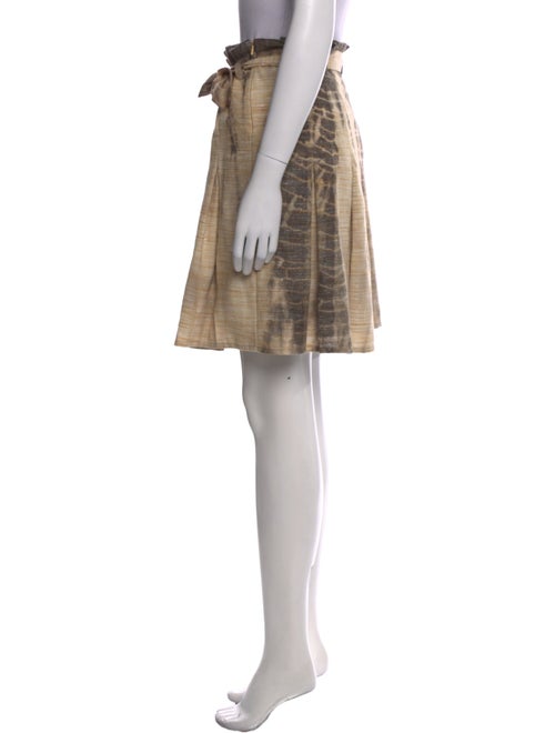 Tibi Tie-Dye Print Knee-Length Skirt
