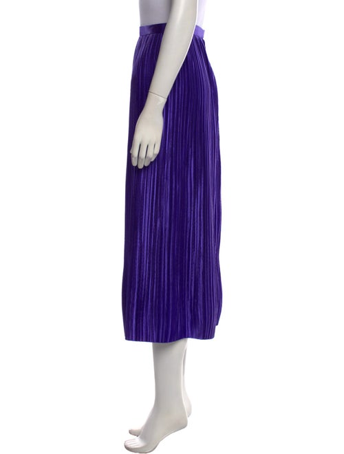 Tibi Pleated Accents Midi Length Skirt