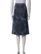 Tibi Tie-Dye Print Knee-Length Skirt