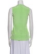 Tibi Silk Crew Neck Top