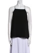 Tibi Square Neckline Sleeveless Top