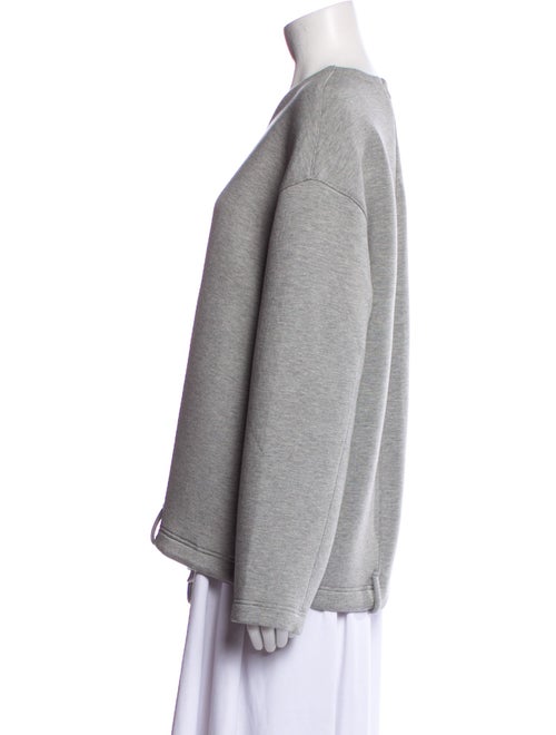 Tibi V-Neck Long Sleeve Sweatshirt