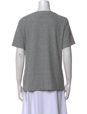 Tibi Crew Neck Short Sleeve T-Shirt