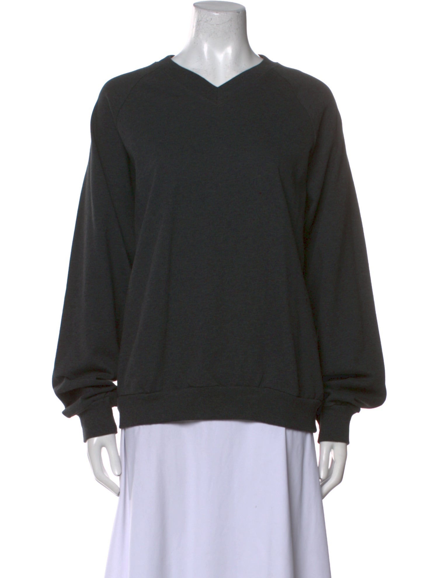 Tibi V-Neck Long Sleeve Sweatshirt w/ Tags