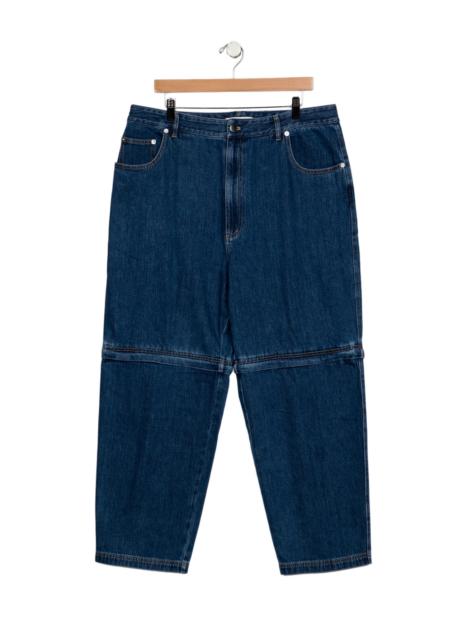 Tibi High-Rise Wide Leg Jeans