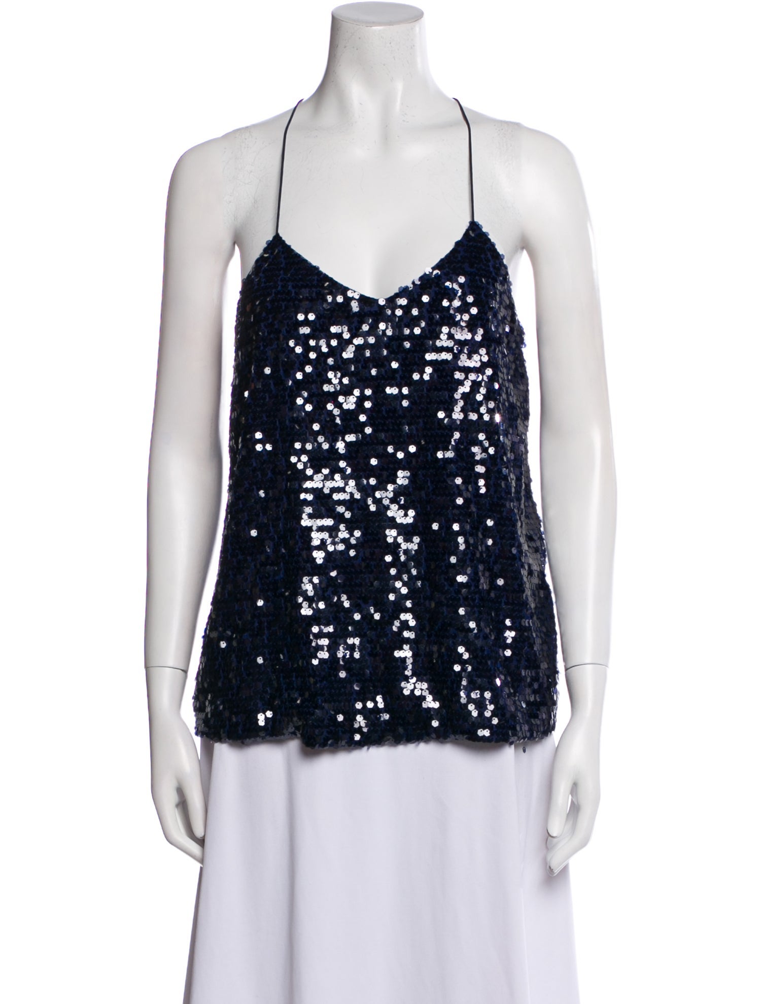 Tibi V-Neck Sleeveless Top