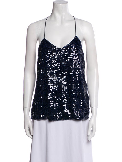 Tibi V-Neck Sleeveless Top