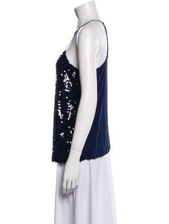 Tibi V-Neck Sleeveless Top