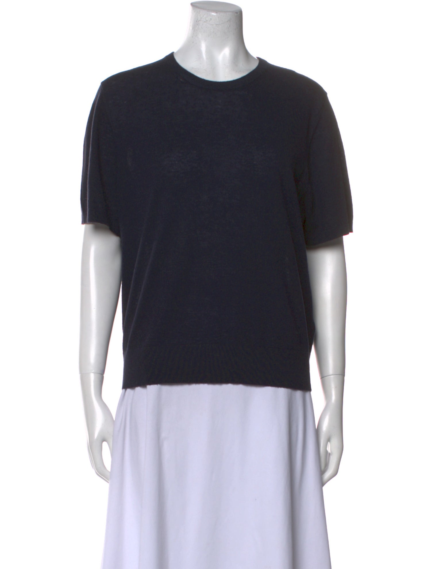 Tibi Wool Crew Neck T-Shirt