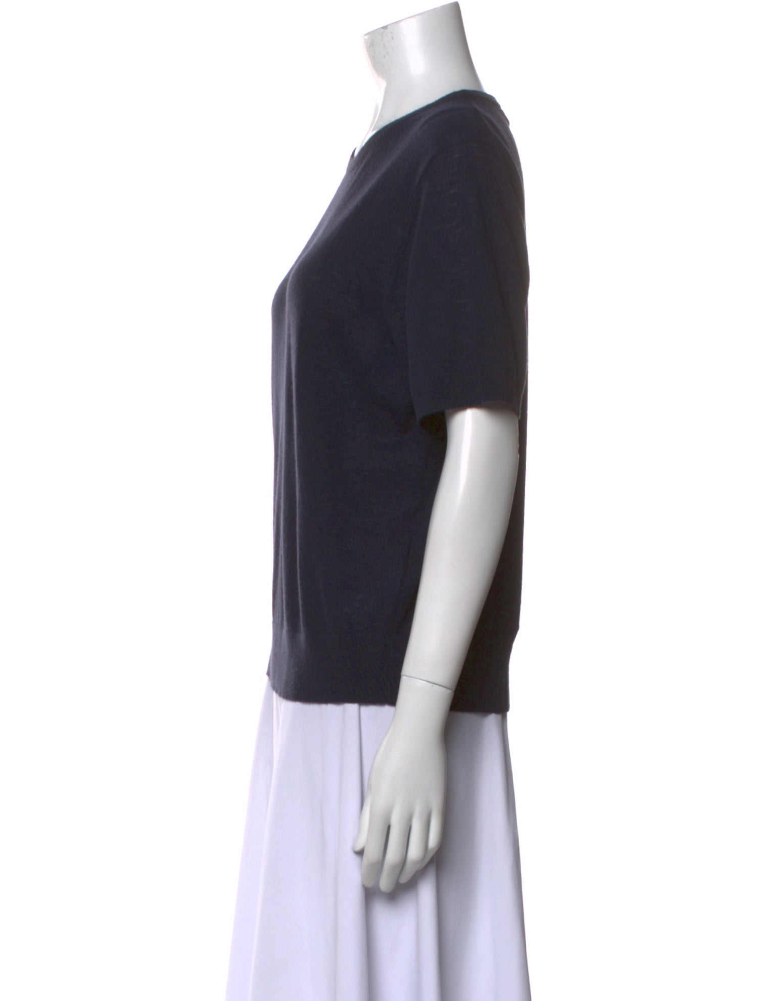 Tibi Wool Crew Neck T-Shirt