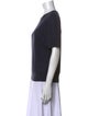 Tibi Wool Crew Neck T-Shirt