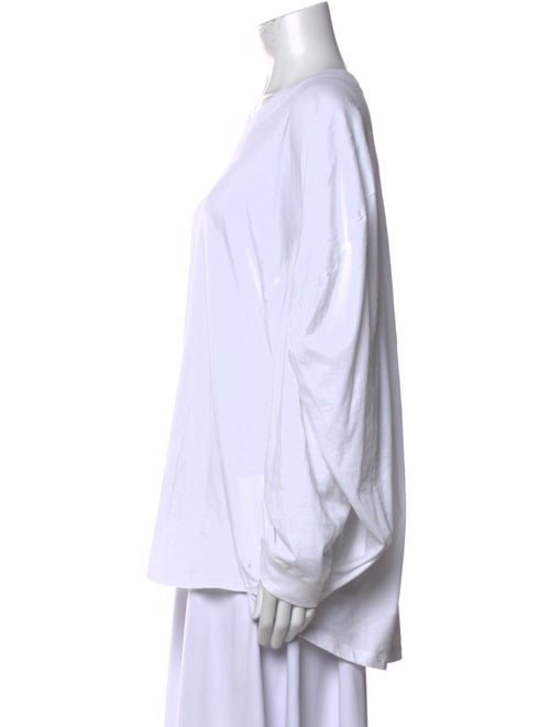 Tibi Bateau Neckline Long Sleeve Sweatshirt