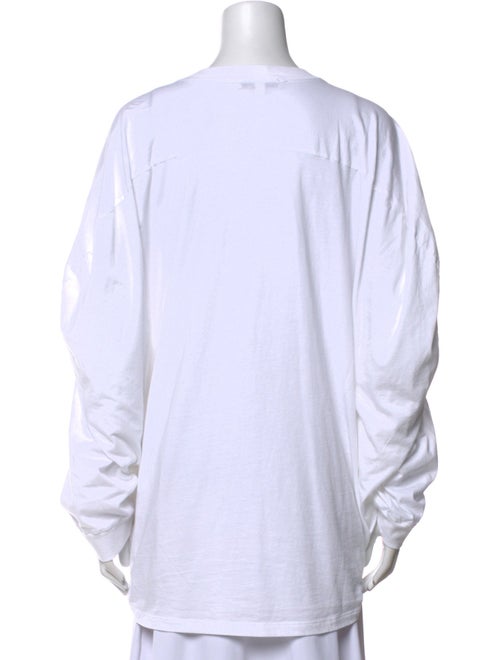 Tibi Bateau Neckline Long Sleeve Sweatshirt