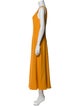 Tibi Scoop Neck Long Dress