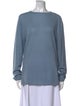 Tibi Wool Bateau Neckline Sweater