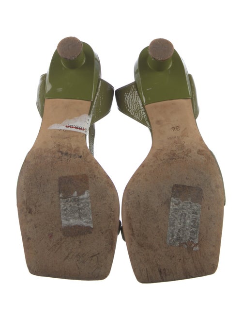 Tibi Patent Leather Sandals