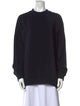 Tibi Silk Crew Neck Sweatshirt