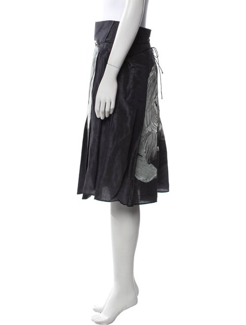 Tibi Linen Knee-Length Skirt