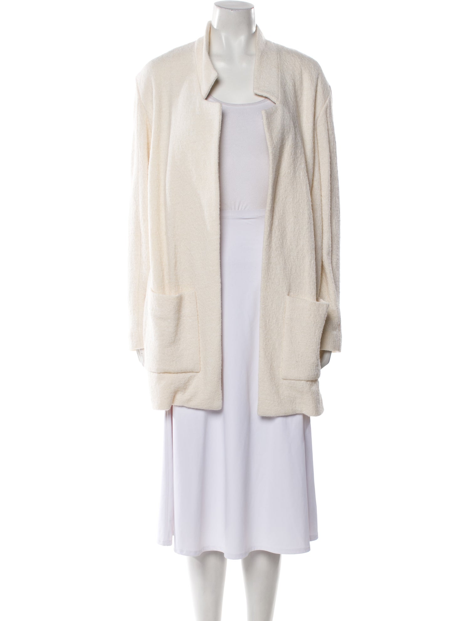 Tibi Wool Open Front Sweater