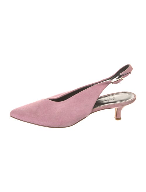 Tibi Suede Slingback Pumps