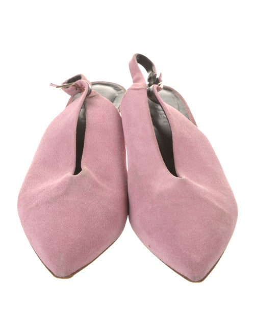 Tibi Suede Slingback Pumps