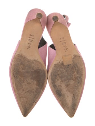 Tibi Suede Slingback Pumps