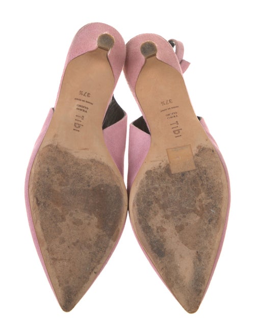 Tibi Suede Slingback Pumps