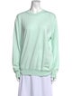 Tibi Crew Neck Long Sleeve Sweatshirt