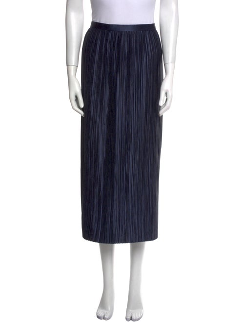 Tibi Pleated Accents Midi Length Skirt