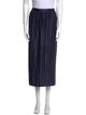 Tibi Pleated Accents Midi Length Skirt