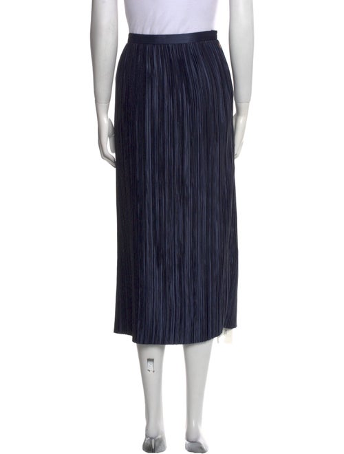 Tibi Pleated Accents Midi Length Skirt