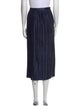 Tibi Pleated Accents Midi Length Skirt