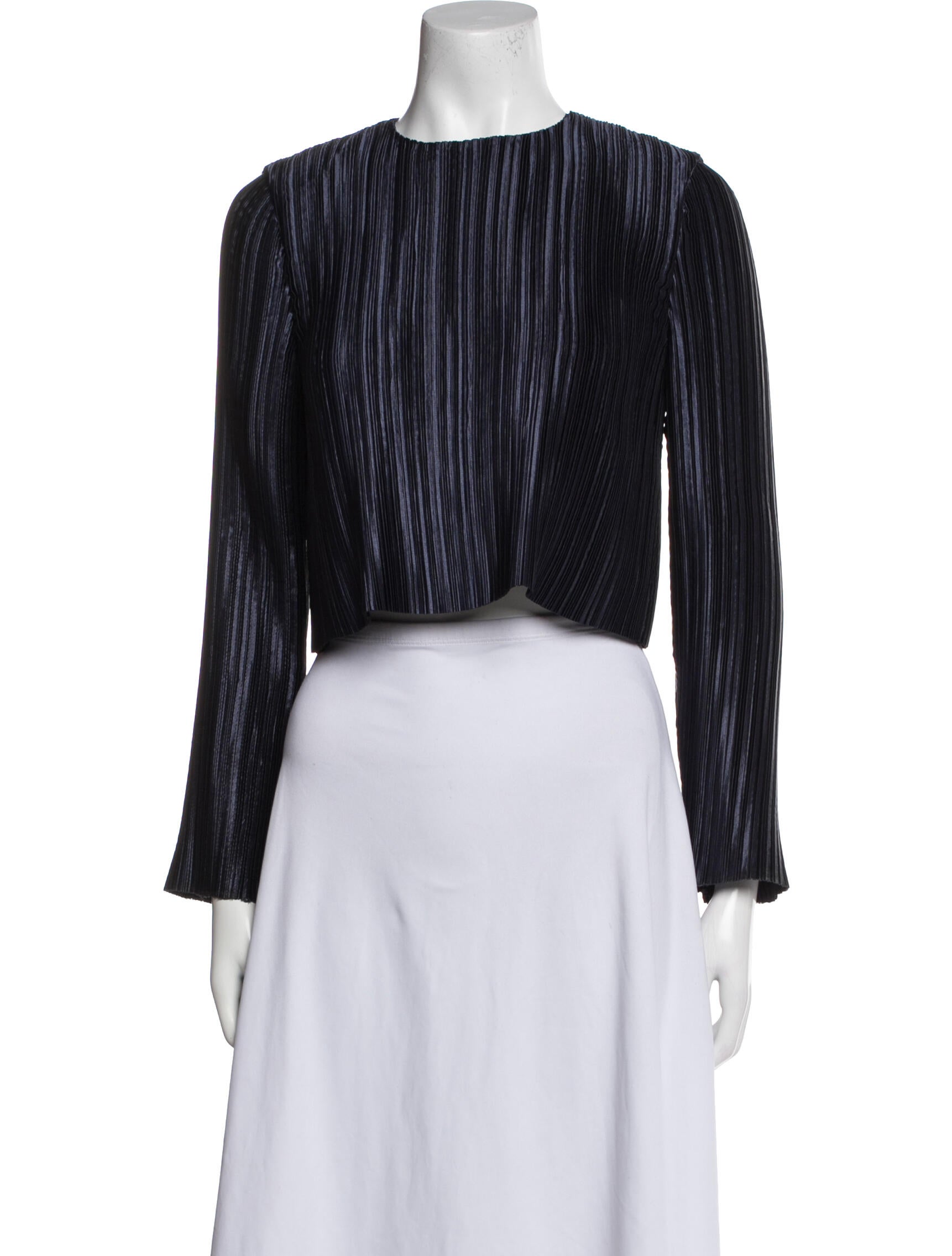Tibi Pleated Accents Mini Skirt