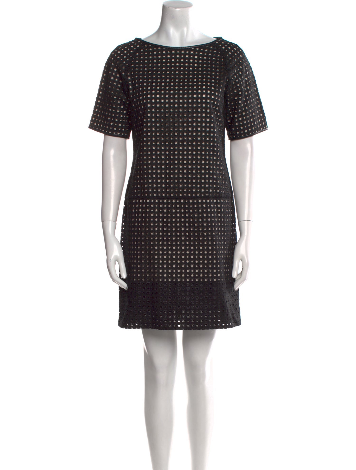 Tibi Polka Dot Print Mini Dress