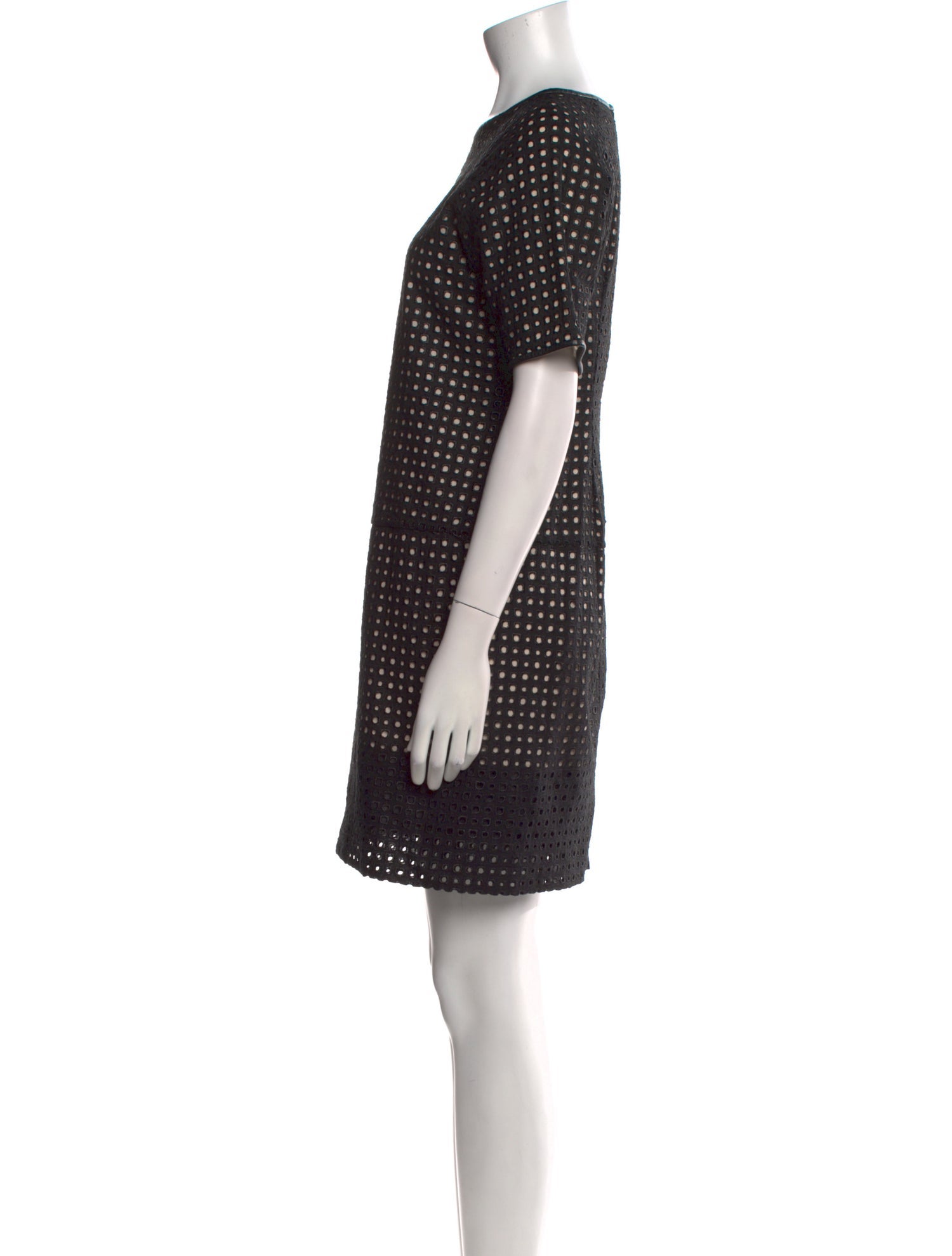 Tibi Polka Dot Print Mini Dress