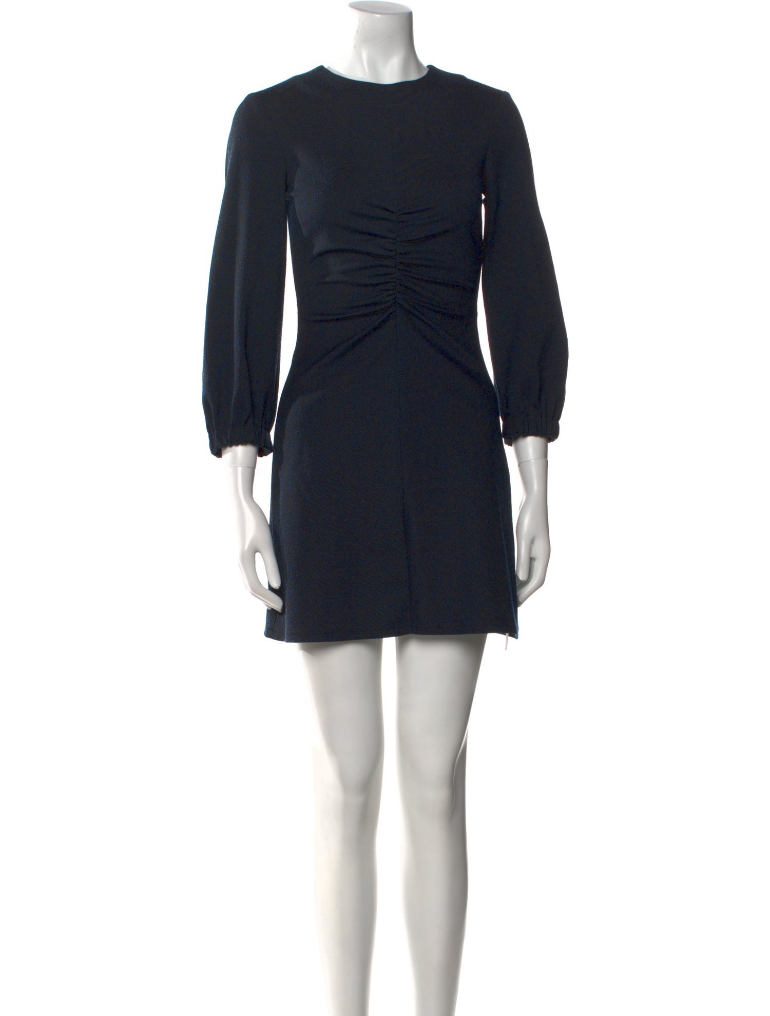 Tibi Crew Neck Mini Dress
