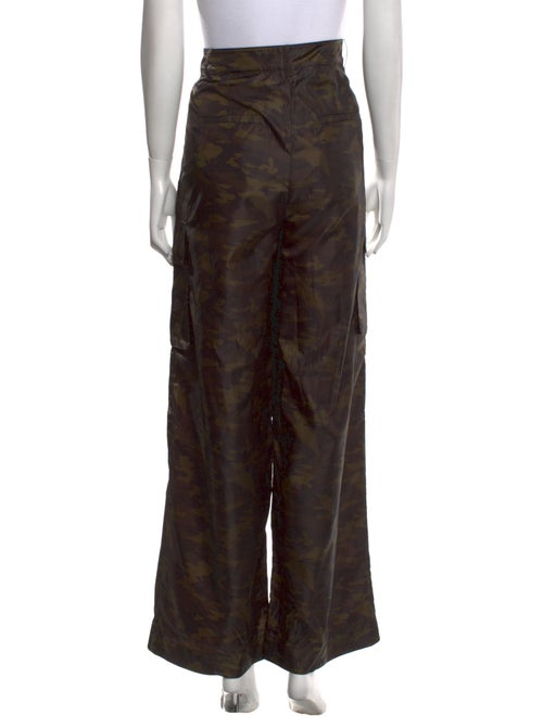 Tibi Printed Wide Leg Pants